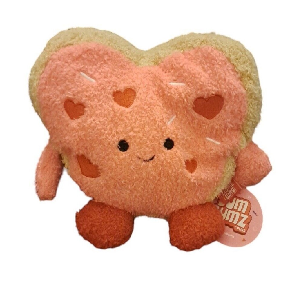 Bum Bumz Russ Casey The 7.5" Valentines Sugar Cookie Plush NWT